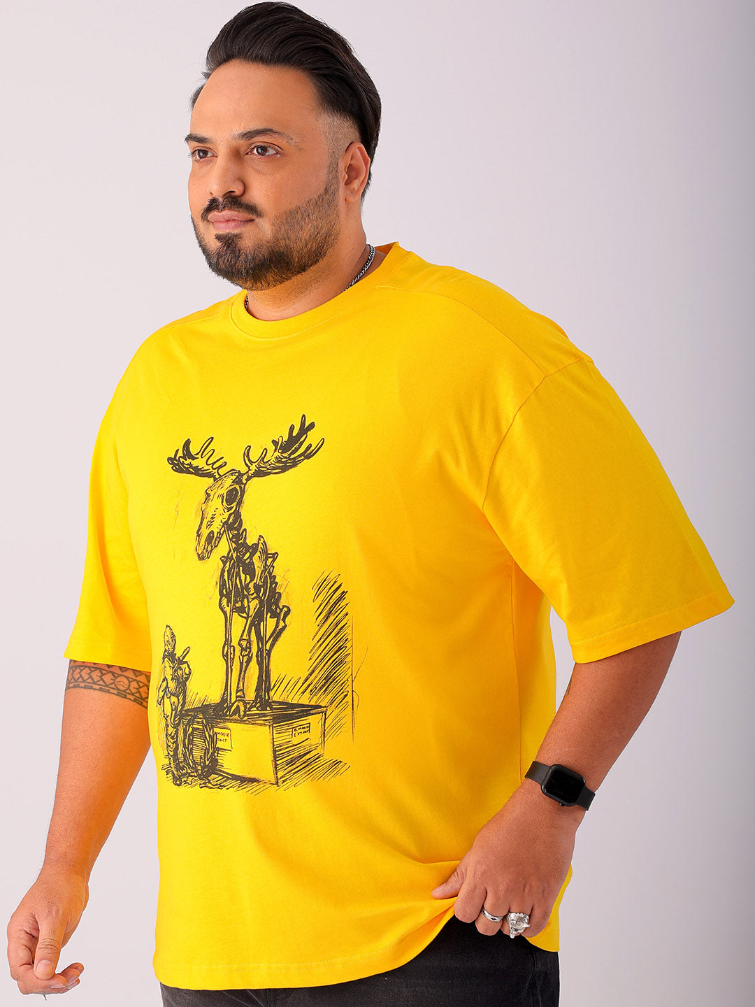 Shop Men's Printed Plus Size T-Shirt Online.