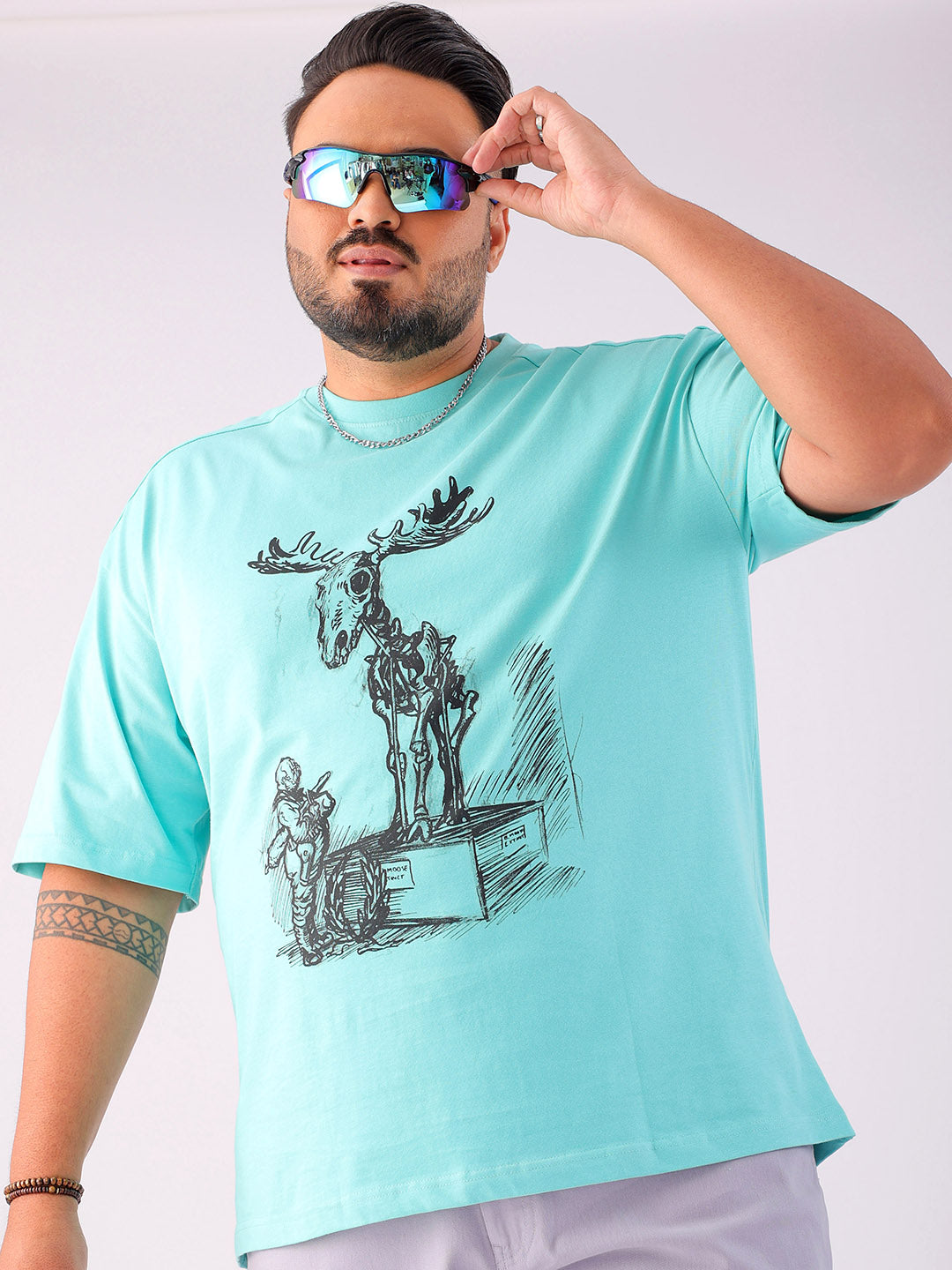 Shop Men's Printed Plus Size T-Shirt Online.