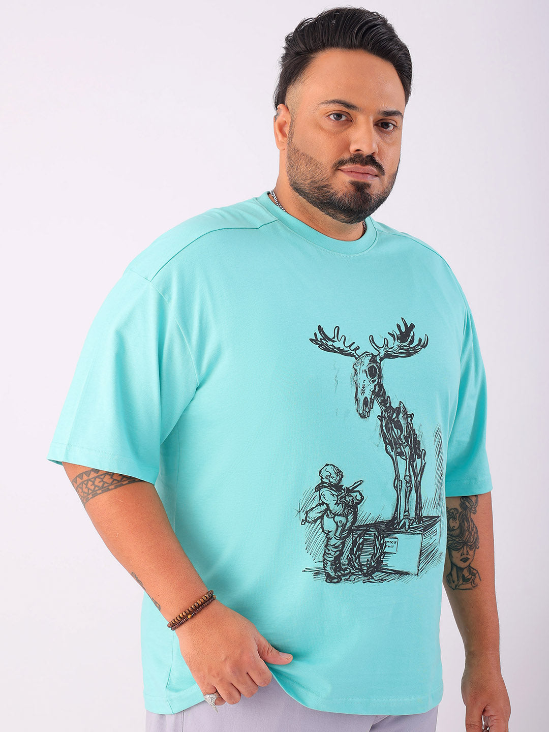 Shop Men's Printed Plus Size T-Shirt Online.