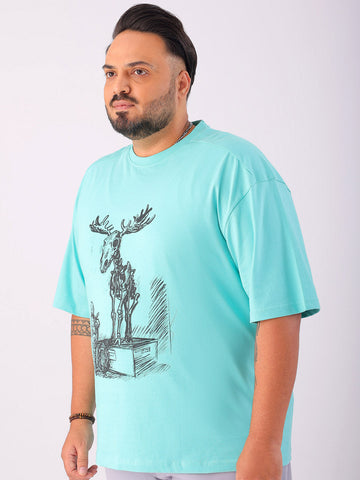 Shop Men's Printed Plus Size T-Shirt Online.