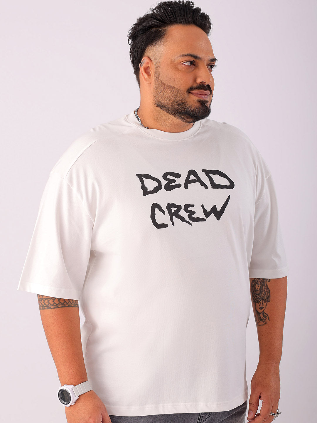 Shop Men's Back Printed Plus Size T-Shirt Online.