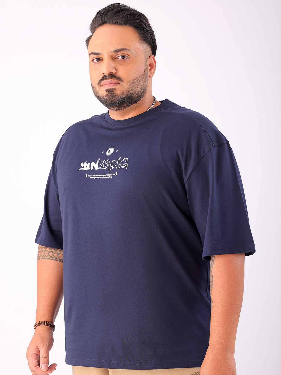 Shop Men's Back Printed Plus Size T-Shirt Online.