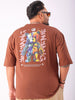 Shop Men's Back Printed Plus Size T-Shirt Online.