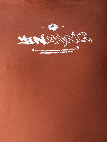 Shop Men's Back Printed Plus Size T-Shirt Online.