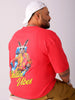Shop Men's Back Printed Plus Size T-Shirt Online.