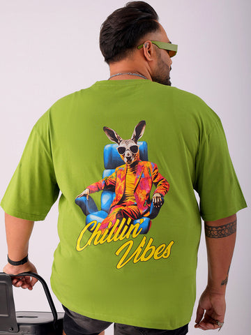 Shop Men's Back Printed Plus Size T-Shirt Online.