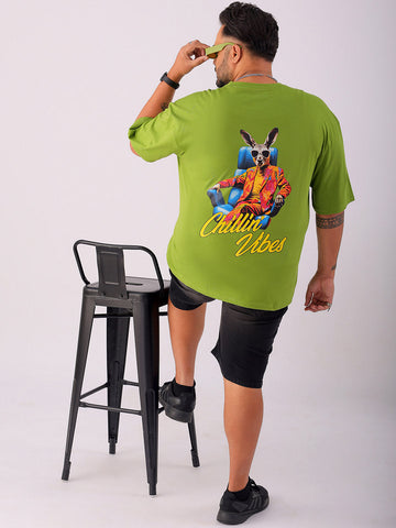 Shop Men's Back Printed Plus Size T-Shirt Online.