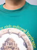 Men's Plus Size Comfort Fit Placement Print Crew Neck T-shirt