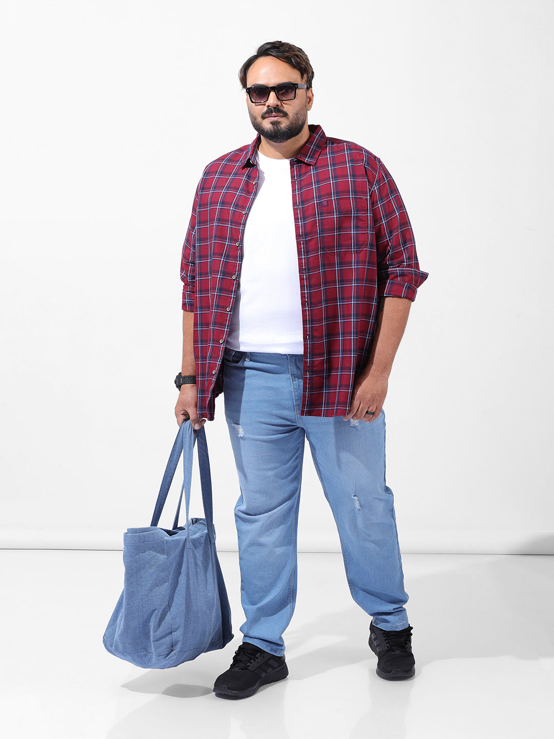 Men's Blue Slim Fit Casual Jeans