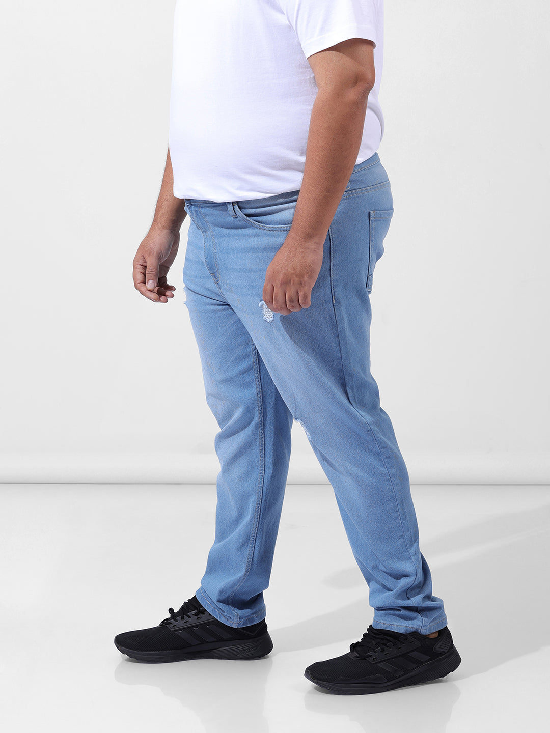 Men's Blue Slim Fit Casual Jeans