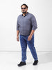 Men's Blue Slim Fit Casual Jeans