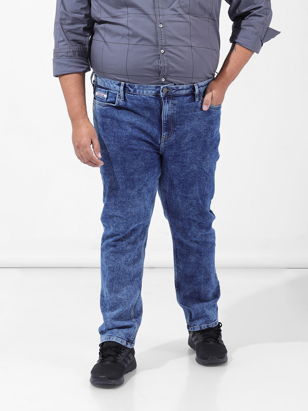 Men's Blue Slim Fit Casual Jeans