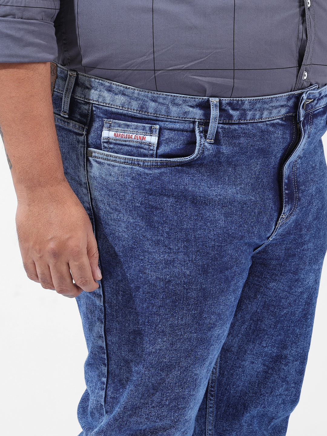 Men's Blue Slim Fit Casual Jeans