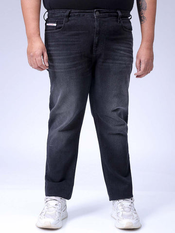 Men's Black Slim Fit Casual Jeans