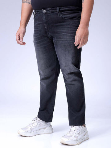 Men's Black Slim Fit Casual Jeans