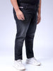 Men's Black Slim Fit Casual Jeans