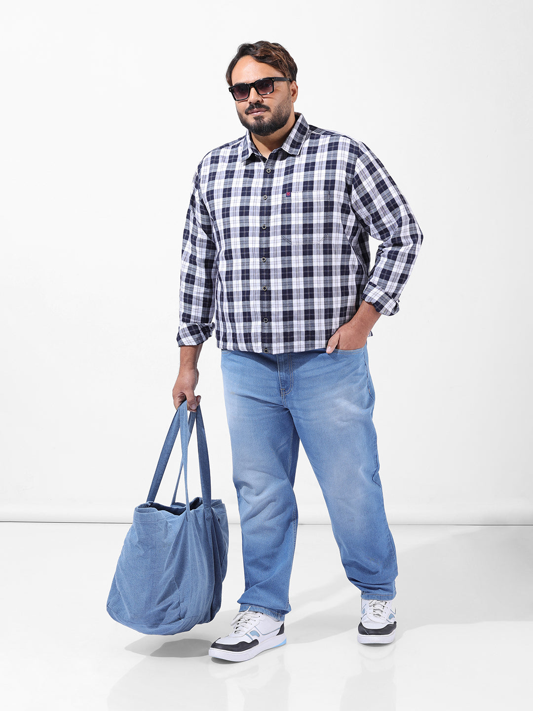 Men's Blue Slim Fit Casual Jeans