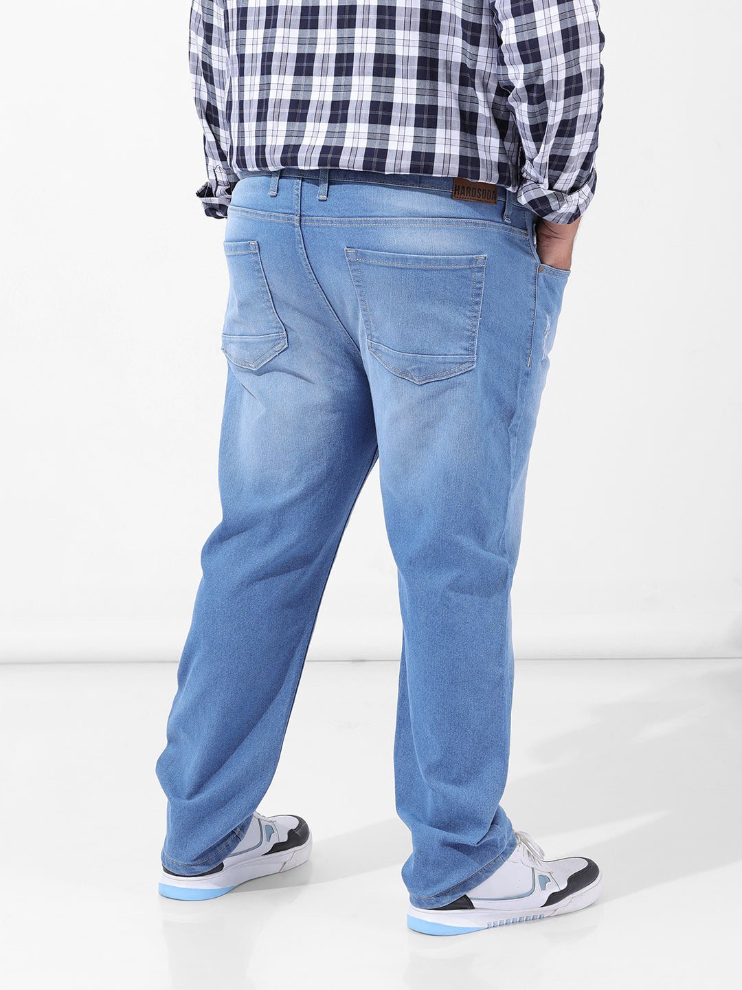 Men's Blue Slim Fit Casual Jeans