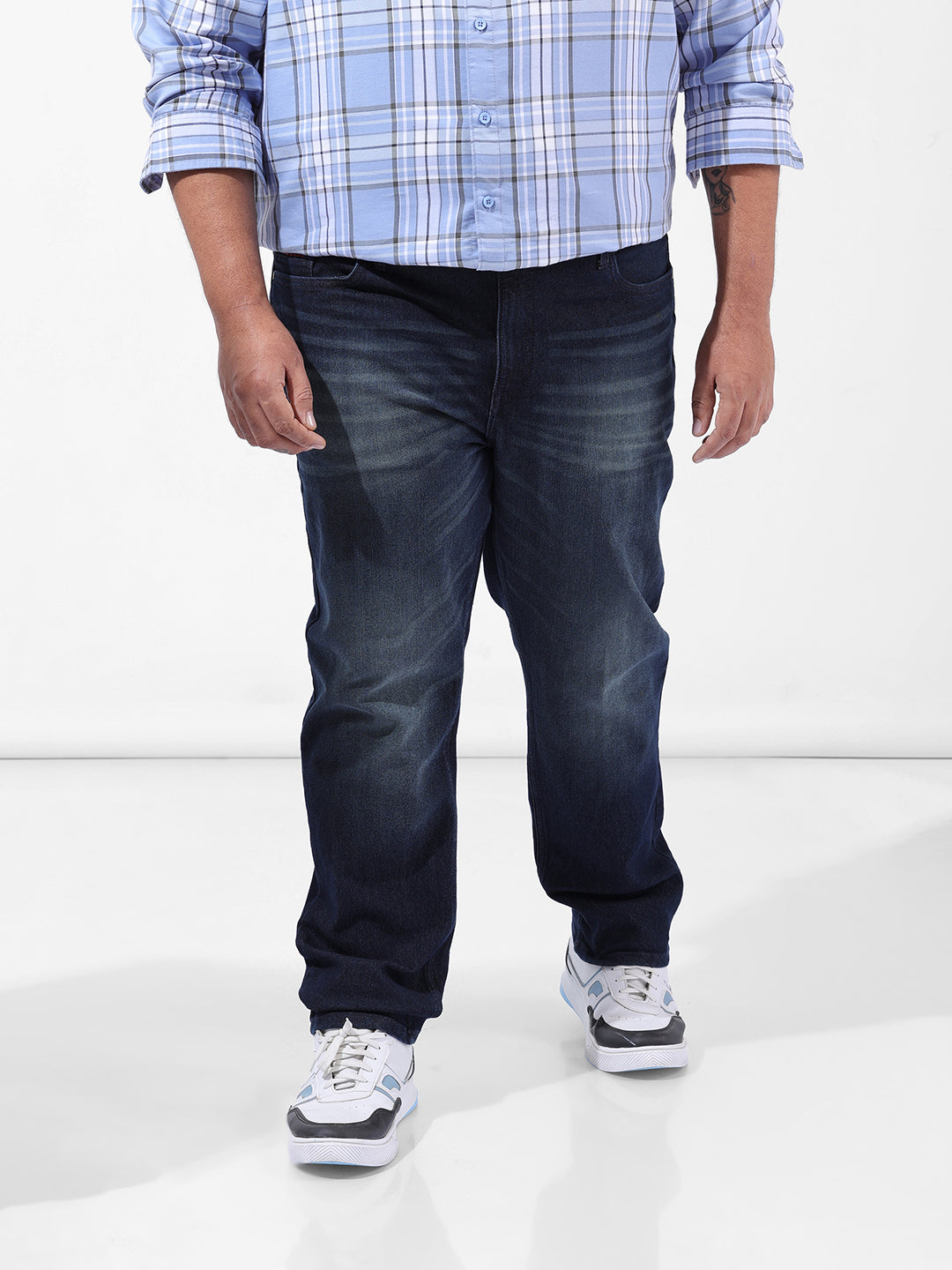 Men's Blue Slim Fit Casual Jeans