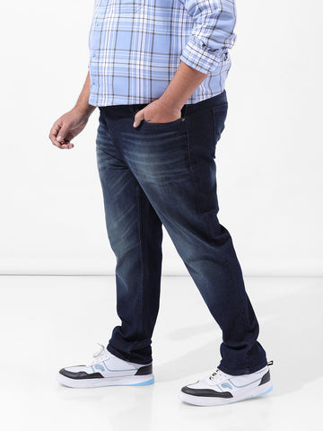 Men's Blue Slim Fit Casual Jeans