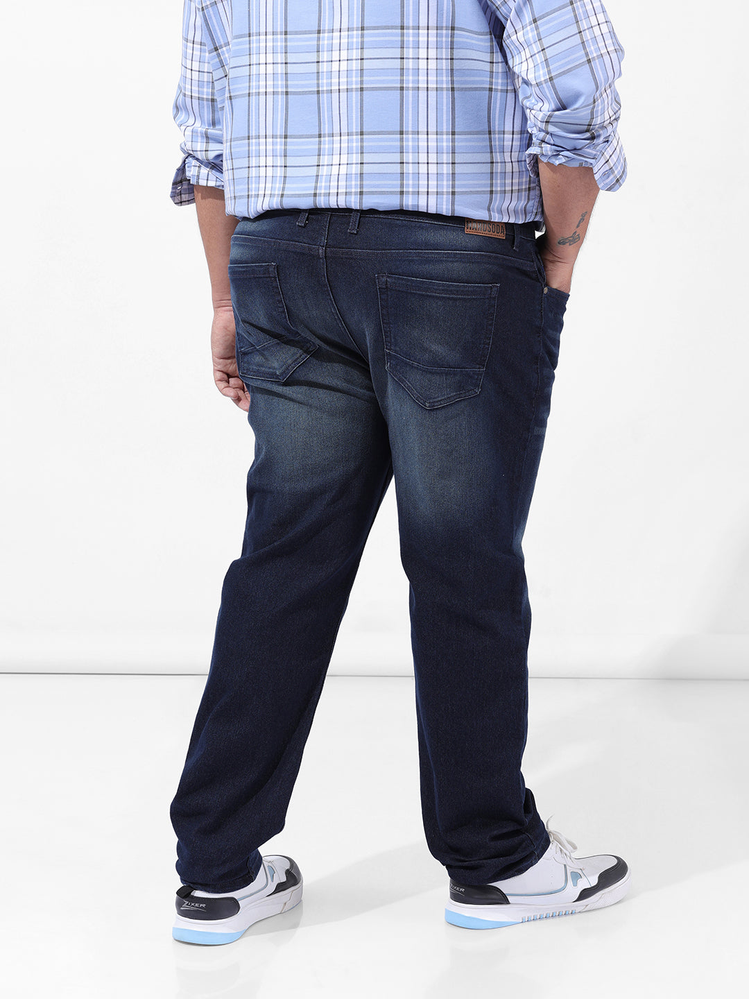 Men's Blue Slim Fit Casual Jeans