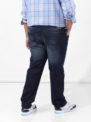 Men's Blue Slim Fit Casual Jeans
