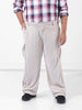 Men's Off White Loose Cargo Utility Joggers