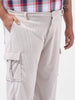 Men's Off White Loose Cargo Utility Joggers