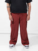 Men's Rust Loose Cargo Utility Joggers