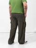 Men's Olive Loose Cargo Utility Joggers
