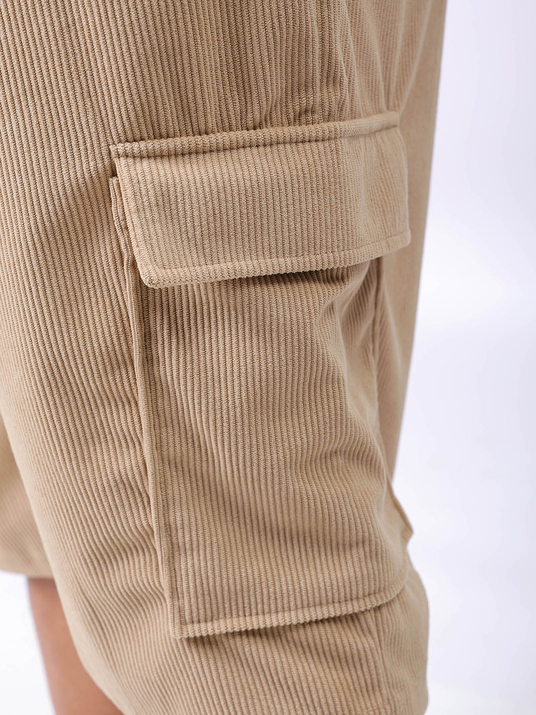 Men's Plus Size Loose Fit Mid Rise Cargo Shorts
