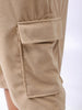 Men's Plus Size Loose Fit Mid Rise Cargo Shorts