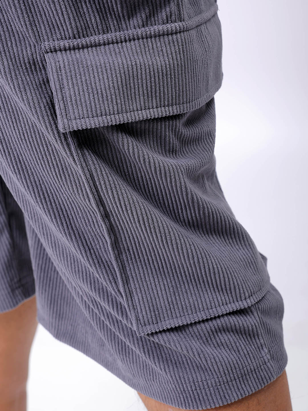 Men's Plus Size Loose Fit Mid Rise Cargo Shorts