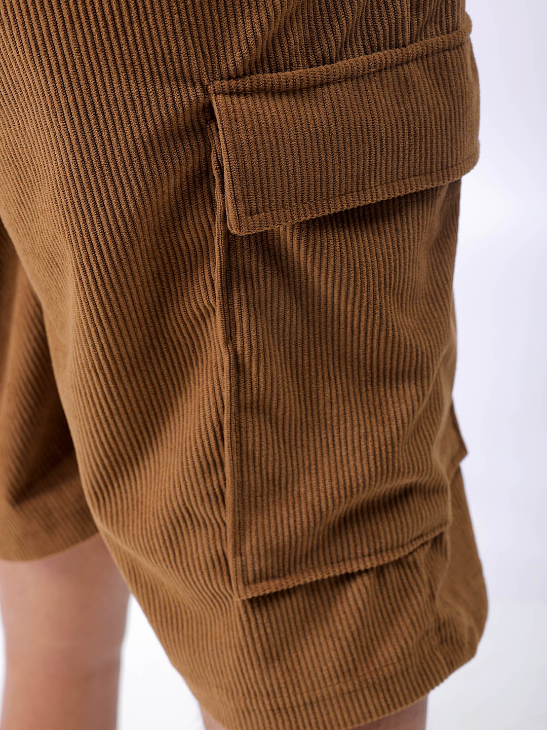 Men's Plus Size Loose Fit Mid Rise Cargo Shorts