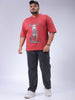 Men's Plus Size Black Vintage Straight Fit Solid Jeans
