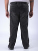 Men's Plus Size Black Vintage Straight Fit Solid Jeans