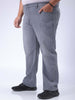 Men's Plus Size Grey Vintage Straight Fit Solid Jeans