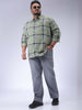 Men's Plus Size Grey Vintage Straight Fit Solid Jeans