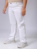 Men's Plus Size Straight Fit Solid Jeans