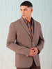 Shop Men's Grey Comfort Straight Fit Solid Luxe Blazer Online.