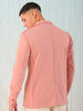 Shop Men's Peach Comfort Straight Fit Solid Luxe Blazer Online.