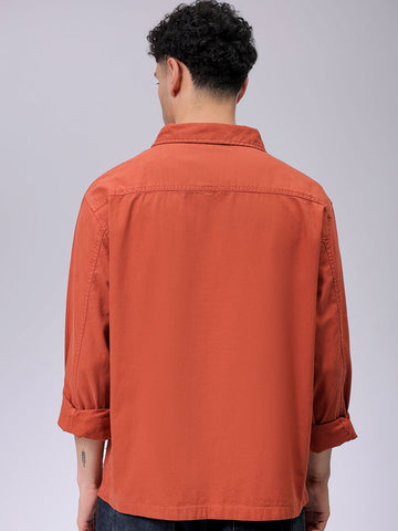 Men's Relaxed Fit Solid Zipperper Carpenter Jacket
