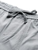 Men's Grey Barrel Loose Solid Cargo Jogger