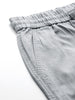 Men's Grey Barrel Loose Solid Cargo Jogger