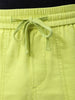 Men's Green Baggy Fit Solid Trouser