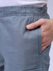 Men's Blue Relaxed Fit Utility Shorts