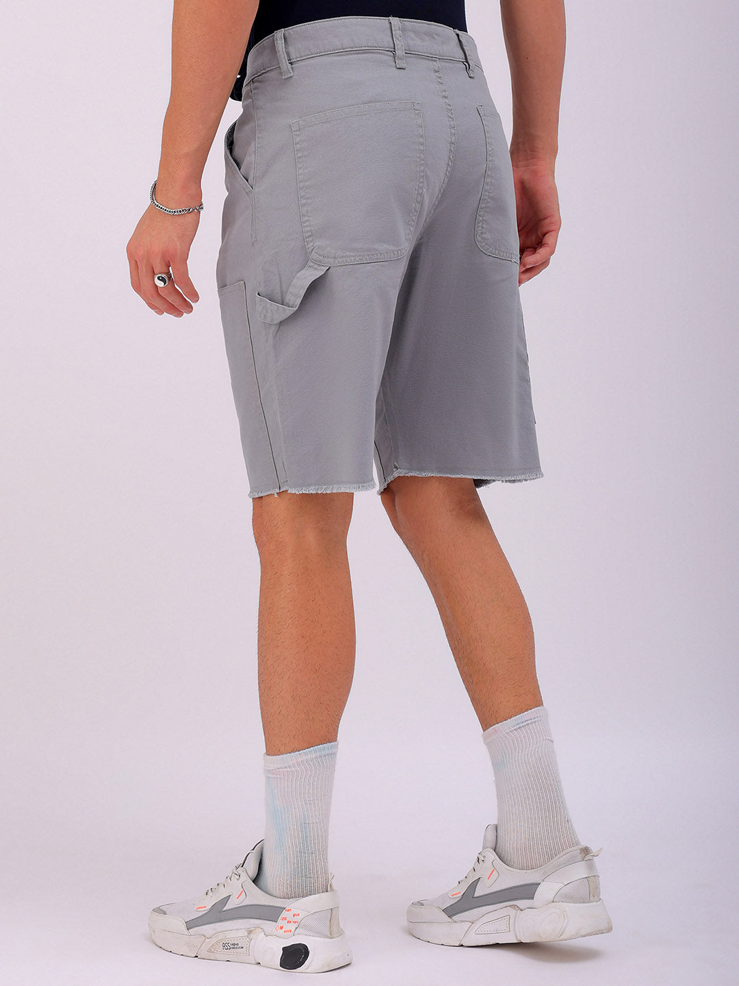 Shop Men's Solid Relaxed Fit Carpenter Shorts Online.