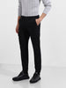 Men's Black Regular Fit Solid Utility Cargo