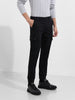 Men's Black Regular Fit Solid Utility Cargo