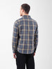 Men's Green Slim Fit Checked Casual Shirt